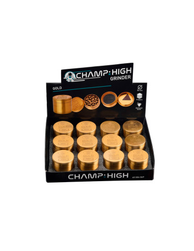 GRINDER CHAMP METALICO GOLD 4 PARTES 40 MM 1X12