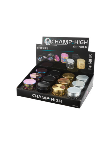 GRINDER CHAMP HIGH SIDE LEAF LIFE 4 PARTES 40MM. 1X12