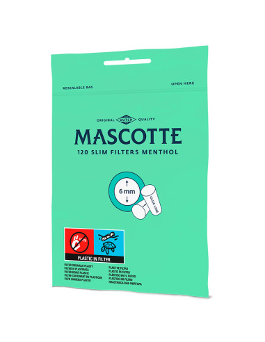 FILTROS MASCOTTE 120 MENTHOL 1X10