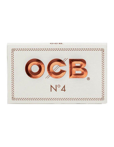 PAPEL OCB DOBLE VENTANA Nº 4  BLANCO 1X25