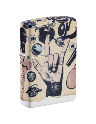 ENCENDEDOR ZIPPO TATTO ART DESIGN MATTE