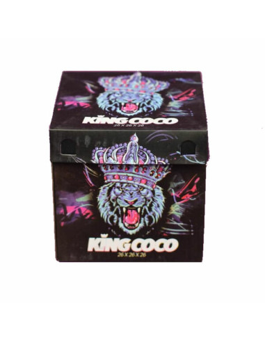 CARBÓN PARA SHISHA KING COCO 26MM 1KG