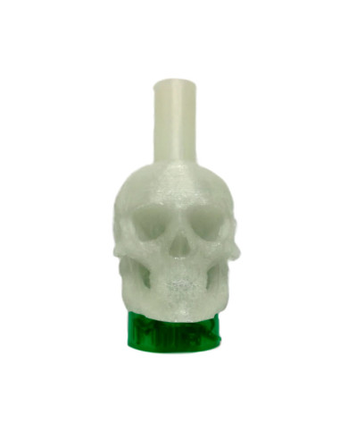 BOQUILLA 3D CALAVERA VERDE 1UD