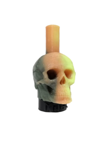 BOQUILLA 3D CALAVERA TERMO GRIS 1UD