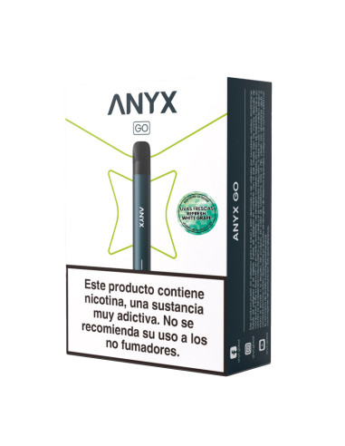 ANYX GO KIT + 2 RECARGAS X 700 PUFF UVA BLANCA ICE ANYX