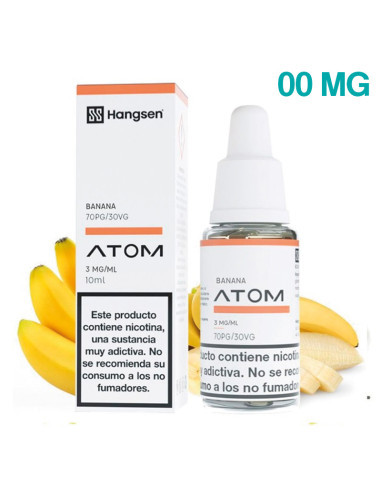 ELIQUID HANGSEN BANANA 0MG 10ML