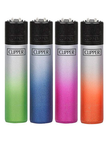 ENCENDEDOR CLIPPER METALLIC GRADIENT SILVER 1X48