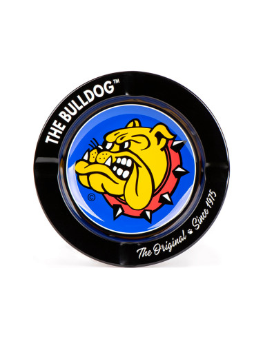 CENICERO METAL TIN BULLDOG NEGRO 1X1