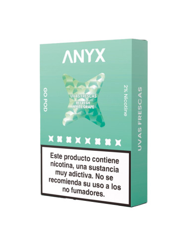 PACK 3 CARTUCHOS X 700 PUFF REFRESH WHITE GRAPE (2.100 PUFF) ANYX