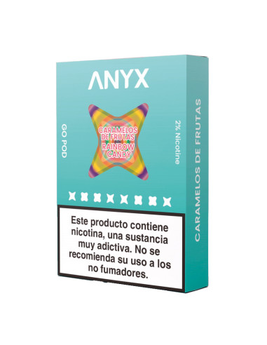 PACK 3 CARTUCHOS X 700 PUFF RAINBOW CANDY (2.100 PUFF) ANYX