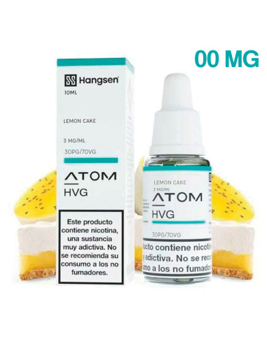 ELIQUID HANGSEN  LEMON CAKE 00MG 10ML