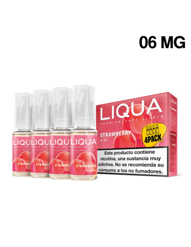 ELIQUID LIQUA FRESA PACK 4 06MG