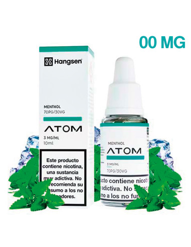 ELIQUID HANGSEN MENTHOL 00MG 10ML