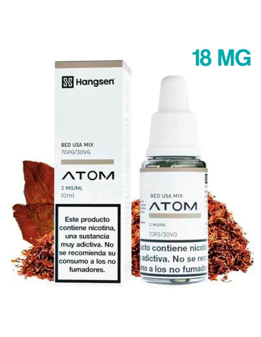 ELIQUID HANGSEN RED USA MIX 18MG 10ML