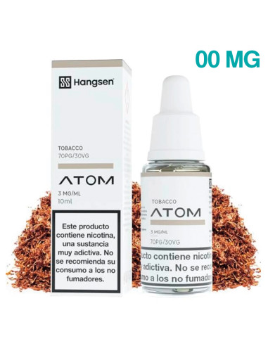 ELIQUID HANGSEN TABACO 0MG 10ML