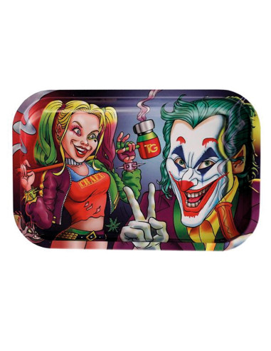 BANDEJA METAL HARLEY JOKER 27X17,5 CM