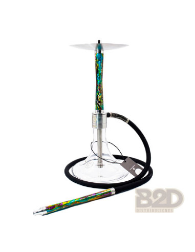 SHISHA CHAMELEON CLASSIC VERDE  MANGUERA 48CM