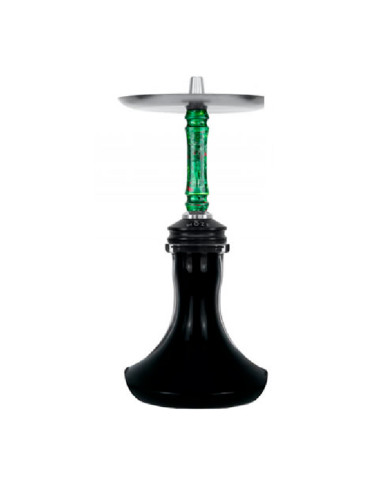 SHISHA MOZE BREEZE 1 MANGUERA 40CM VERDE Y NEGRO  S/C S/M