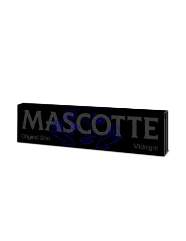 PAPEL MASCOTTE MIDNIGHT ORIGINAL SLIM MAGNETICO + TIPS 1X26