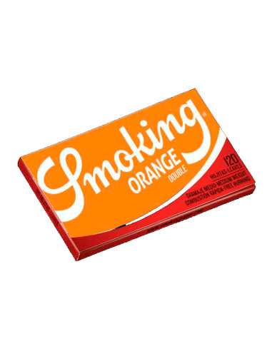 PAPEL SMOKING DOBLE VENTANA Nº4 NARANJA 1X25