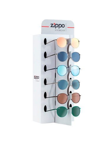 GAFAS ZIPPO SOL OBP-130A EXPOSITOR 9 UD 1X9