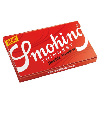 PAPEL SMOKING DOBLE VENTANA Nº4 THINNEST 1X25