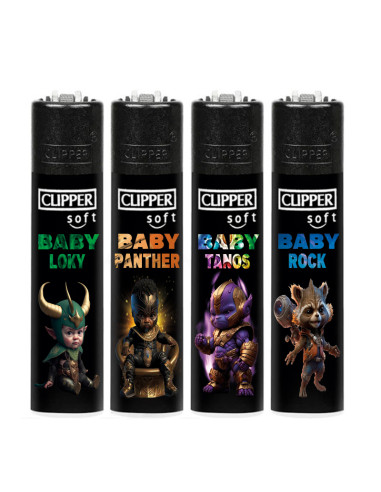 ENCENDEDOR CLIPPER PERSONALIZADO BABY SUPER HEROES 2 1X48