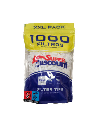 FILTROS SUPER DISCOUNT REGULAR 8MM XXL 1000 1X10