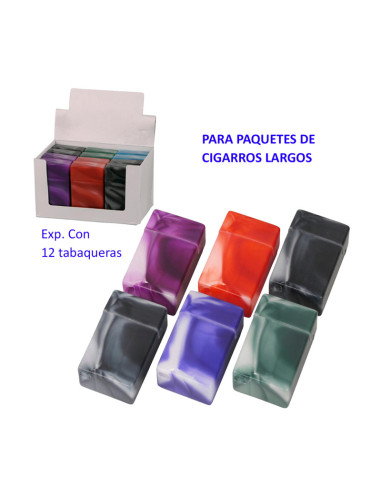 EXPOSITOR 12 PITILLERAS BOLSA ACRILICAS CAJETILLA COOL EN COLORES SURTID