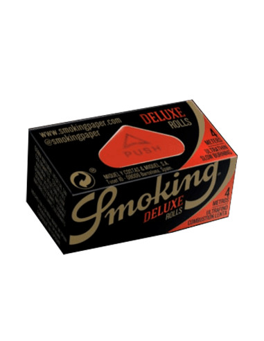 PAPEL SMOKING ROLLS 44MM BLACK DE LUXE 1X24