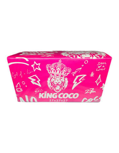 CARBÓN PARA SHISHA KING COCO 27MM 1KG