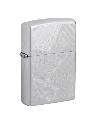 ENCENDEDOR ZIPPO LINED AROWWS DESIGN