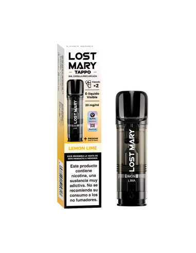 RECARGA TAPPO LOST MARY KIT LEMON LIME (2 CARTUCHOS)