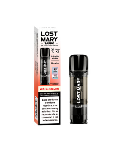 RECARGA TAPPO LOST MARY KIT WATERMELON ICE (2 CARTUCHOS)