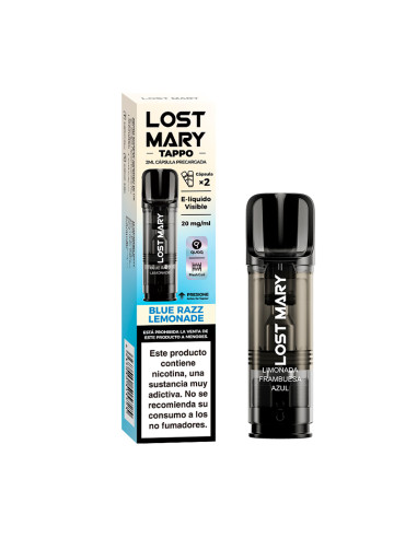 RECARGA TAPPO LOST MARY KIT BLUE RAZZ LIMONADE (2 CARTUCHOS)