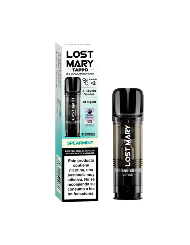 RECARGA TAPPO LOST MARY KIT SPEARMINT (2 CARTUCHOS)