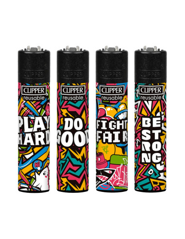 ENCENDEDOR CLIPPER DEC.GRAFFITI MOTOS 1X48