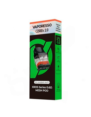 RESISTENCIA POD XROS SERIES CORES 0.08ohm  2ML 1X4