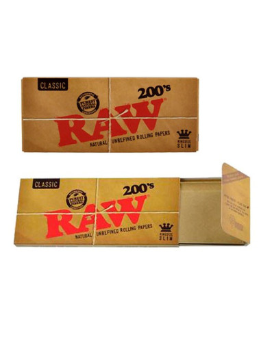 PAPEL RAW BLOCK 200 KING SIZE 1X40