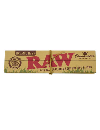 PAPEL RAW CONNOISSEUR SLIM + TIPS ORGANICO 1X24