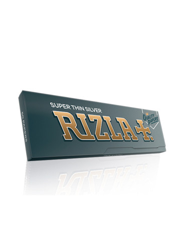 PAPEL DE FUMAR RIZLA PLATA 1/4 1X50