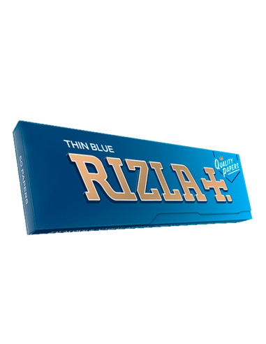 PAPEL DE FUMAR RIZLA 70MM AZUL REGULAR 1X100