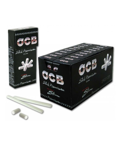 FILTROS OCB EXTRA SLIM ULTRA POPATIPS 5,7MM CAJA NEGRA 1X20