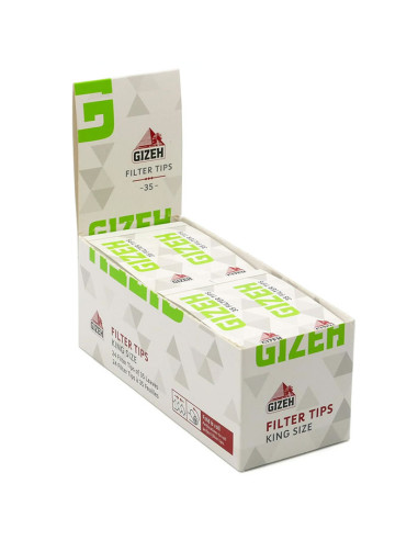 FILTROS GIZEH DE CARTÓN TIPS PERFORADOS 1X24