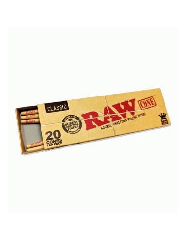 CONOS RAW CLASIC KING SIZE FORMATO PEQUEÑO 1X20