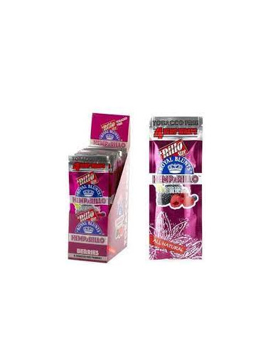 PAPEL DE FUMAR SABORES BLUNT HEMPARILLO BERRIES 4UDS. 1X15