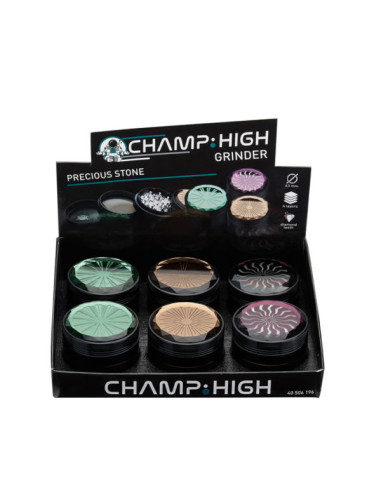 GRINDER CHAMP HIGH STONE EFFECT 63MM 1X6