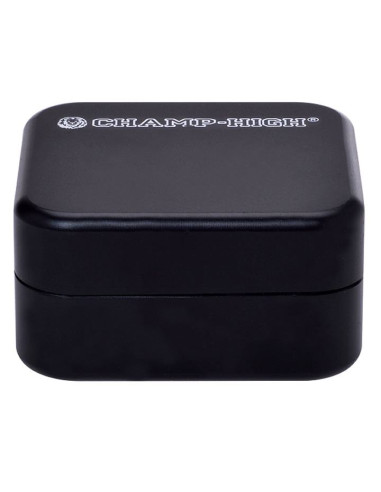 GRINDER CHAMP HIGH ALUMINIO CUADRADO 2 PARTES 47MM DIAM. 1 UD. NEGRO