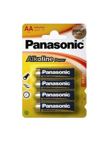 PILAS PANASONIC ALK POWER BRONZE LR06 AA BLISTER 4UDS/BLISTER 1X12