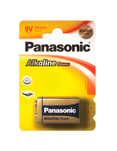 PILAS PANASONIC ALK POWER BRONZE 6LR61-9V  1X18